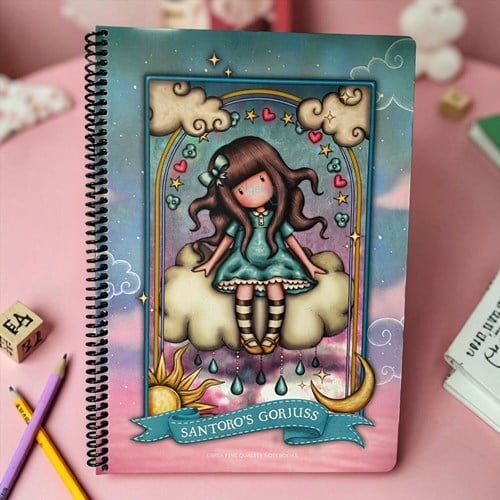Gıpta Gorjuss Spiralli Karton Kapak A4 80 Yp. Kareli Defter