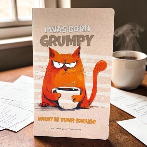 Gıpta Grumpy Notes 60 Yaprak Çizgili Karton Kapak Defter
