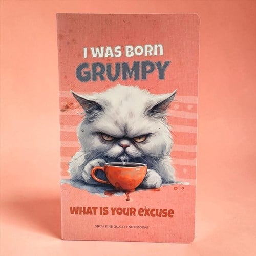 Gıpta Grumpy Notes 60 Yaprak Çizgili Karton Kapak Defter