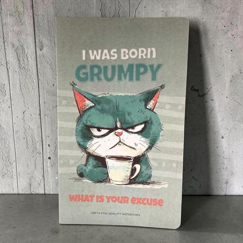 Gıpta Grumpy Notes 60 Yaprak Çizgili Karton Kapak Defter