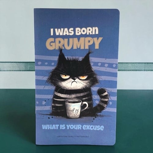 Gıpta Grumpy Notes 60 Yaprak Çizgili Karton Kapak Defter