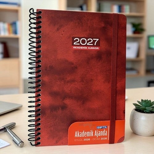 Gıpta Haftalık Spiralli Akademik Ajanda 2026-2027