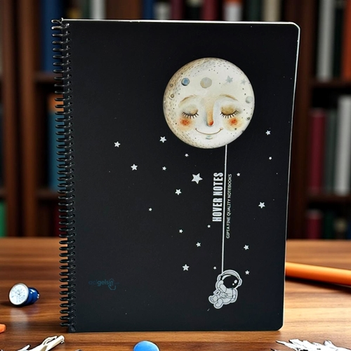 Gıpta Hover Notes Spiralli Pp Kapak Defter 80 Yaprak A4 Kareli