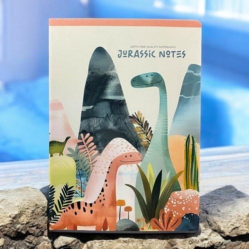 Gıpta Jurassıc Notes Tel Dikiş Karton Kapak Defter A4 60 Çizgili