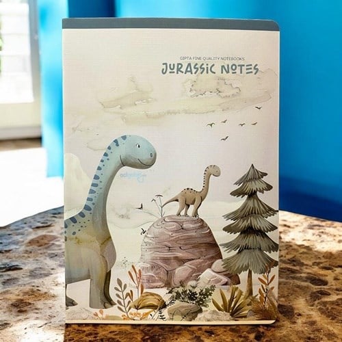 Gıpta Jurassıc Notes Tel Dikiş Karton Kapak Defter A4 60 Çizgili