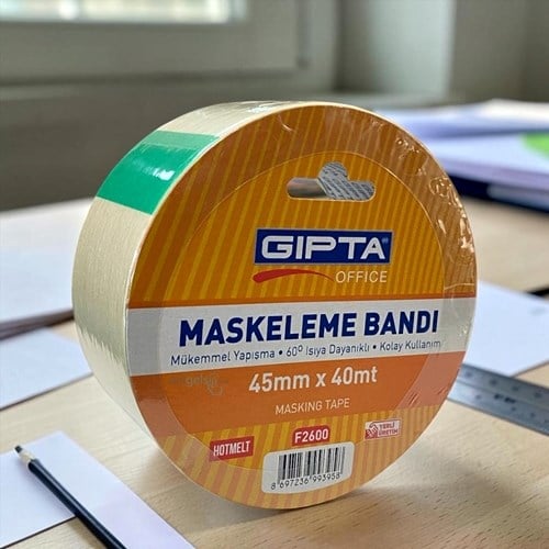 Gıpta Kağıt Bant Maskeleme Bandı 45mmx40mt