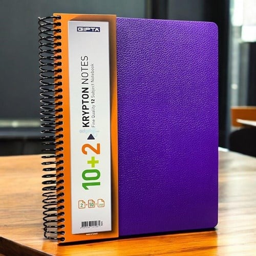 Gıpta Krypton Spiralli Ayraçlı Defter A4 250 Yaprak 10+2 Defter