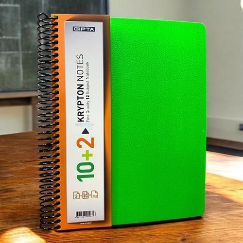Gıpta Krypton Spiralli Ayraçlı Defter A4 250 Yaprak 10+2 Defter
