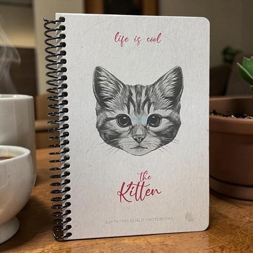Gıpta Life Is Cool 17x24 120 Yaprak Kareli Sert Kapak Defter