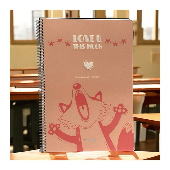 Gıpta Love U Spralli Defter A4 80 Yaprak Çizgili