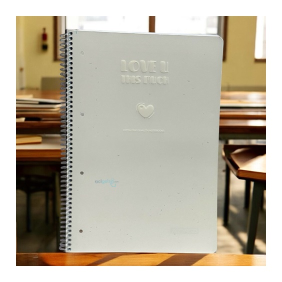 Gıpta Love U Spralli Defter A4 80 Yaprak Kareli