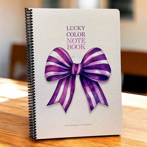 Gıpta Lucky Color Spiralli Karton Kapak Defter A4 80 Yaprak Kareli