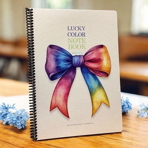 Gıpta Lucky Color Spiralli Karton Kapak Defter A4 80 Yaprak Kareli