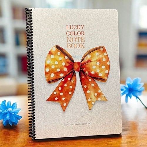 Gıpta Lucky Color Spiralli Karton Kapak Defter A4 80 Yaprak Kareli