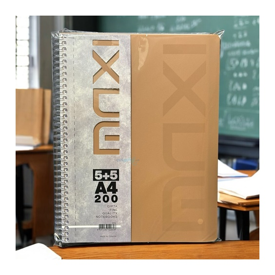 Gıpta Maxi Sipiralli Seperatörlü Defter A4 5+5 200 Yaprak