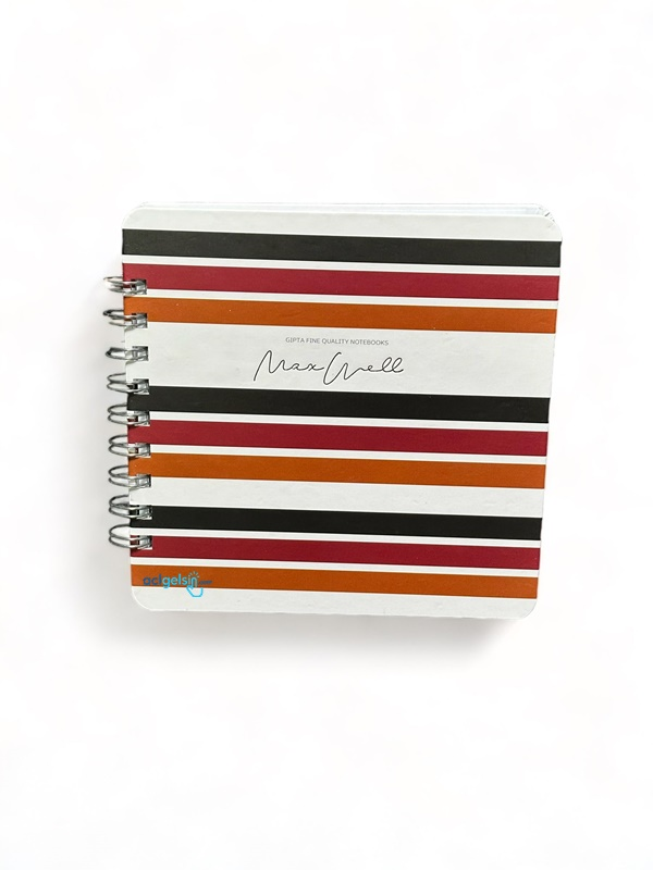Gıpta Maxwell 16x16 100 Yp Çizgili Spiralli Sert Kapak Defter