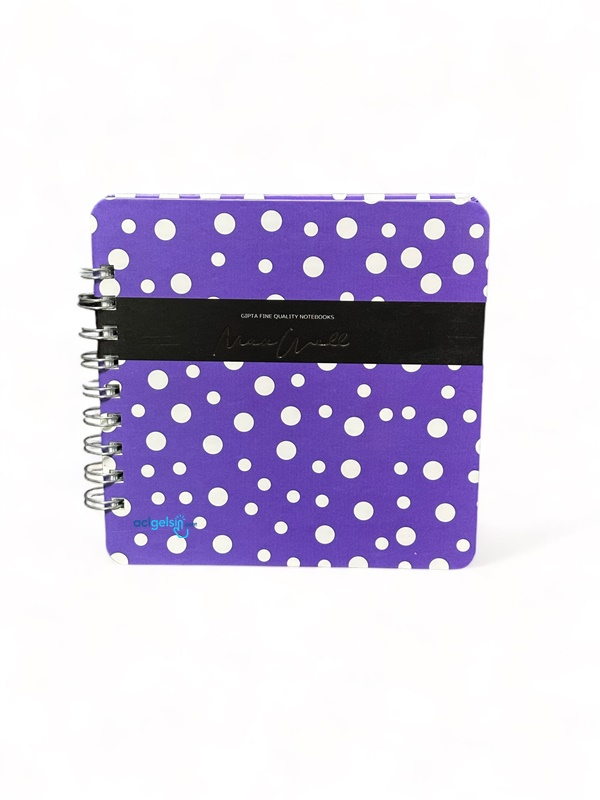 Gıpta Maxwell 16x16 100 Yp Çizgili Spiralli Sert Kapak Defter