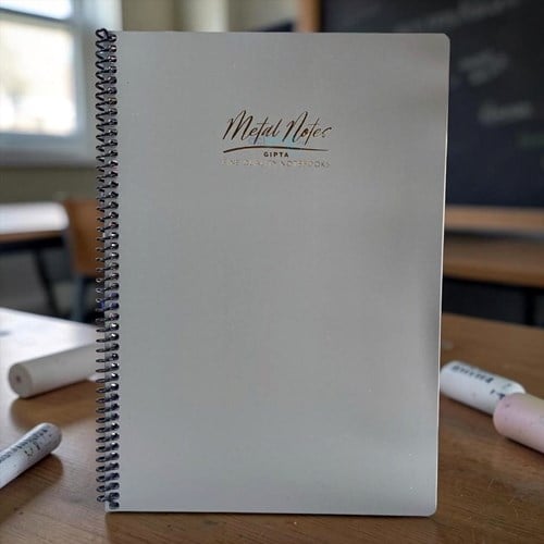 Gıpta Metal Notes Spralli Defter A4 60 Yaprak Kareli