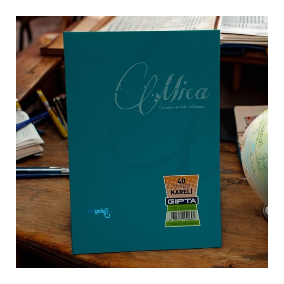 Gıpta Mica Dikişli Defter A5 40 Yaprak Kareli