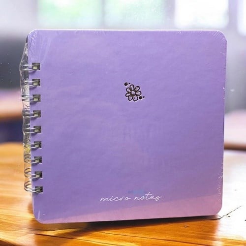 Gıpta Micro Notes Spiralli Sert Kapak Defter 16x16 100 Yaprak Çizgisiz