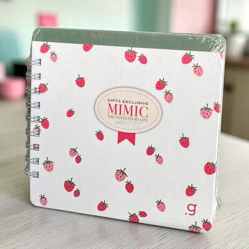 Gıpta Mimic Spiralli Sert Kapak Defter 80 Yaprak Çizgili