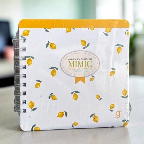 Gıpta Mimic Spiralli Sert Kapak Defter 80 Yaprak Çizgili