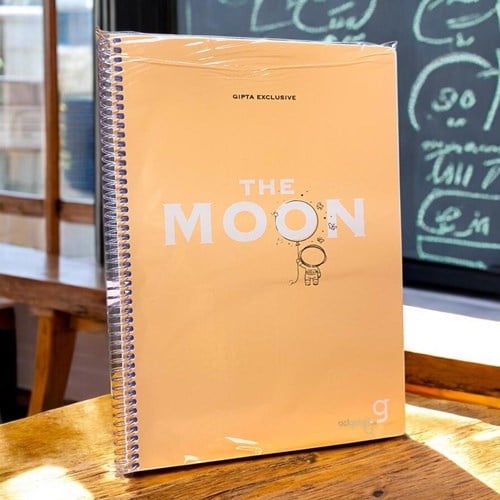 Gıpta Moon Spiralli Defter A4 80 Yaprak Kareli