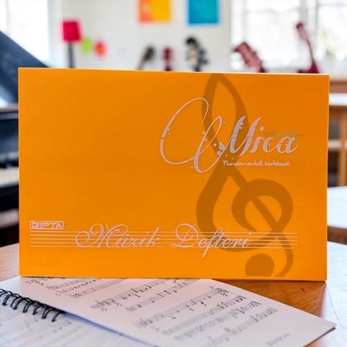 Gıpta Müzik Defteri Mica 40 Yaprak Pp Kapak 17x24 Cm