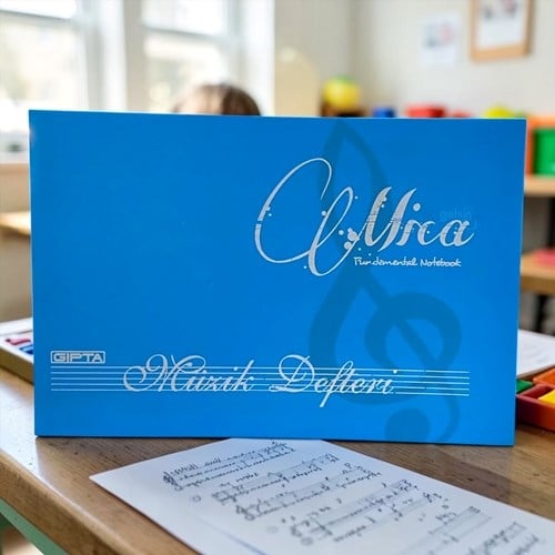 Gıpta Müzik Defteri Mica 40 Yaprak Pp Kapak 17x24 Cm