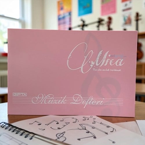 Gıpta Müzik Defteri Mica 40 Yaprak Pp Kapak 17x24 Cm