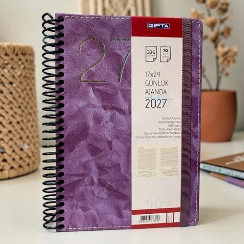 Gıpta Nomad 2027 Günlük Ajanda 17x24 Cm