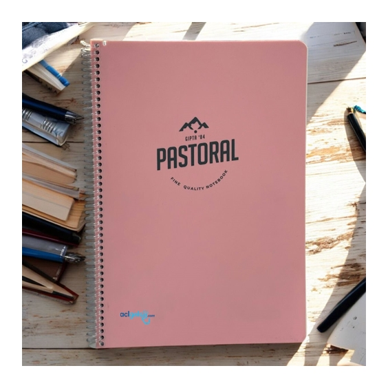 Gıpta Pastoral Spralli Defter A4 120 Yaprak Kareli