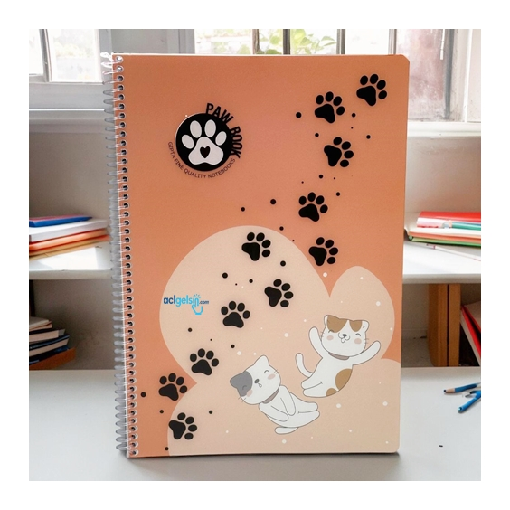 Gıpta Paw Spralli Defter A4 80 Yaprak Kareli