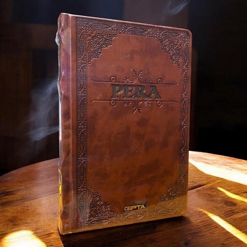 Gıpta Pera Deri Kapak Defter 13x21 120 Yaprak Çizgisiz