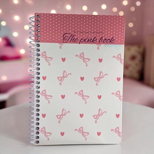 Gıpta Pink Book Spiralli Kapak Defter 100 Yaprak Çizgili