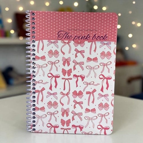 Gıpta Pink Book Spiralli Kapak Defter 100 Yaprak Çizgili