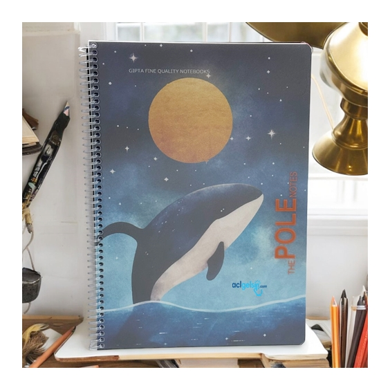 Gıpta Pole Notes Spralli Defter A4 80 Yaprak Kareli