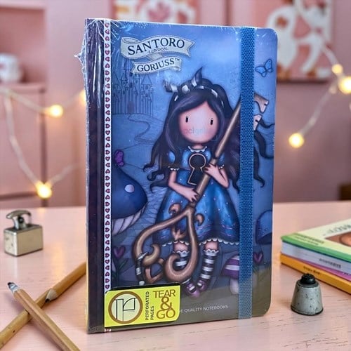 Gıpta Santoro Gorjuss Sert Kapak Defter 13x21 96 Yaprak Çizgili