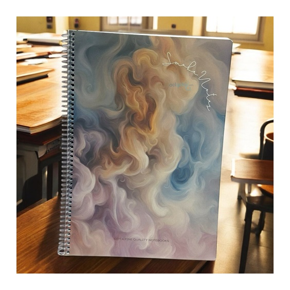 Gıpta Smoke Spralli Defter A4 80 Yaprak Kareli