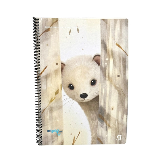 Gıpta Sneak Peek Spiralli Defter A4 80 Yaprak Çizgili