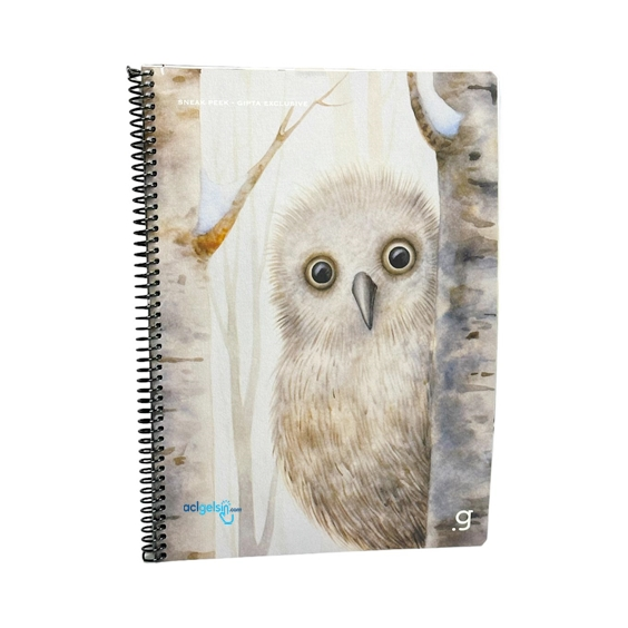 Gıpta Sneak Peek Spiralli Defter A4 80 Yaprak Kareli