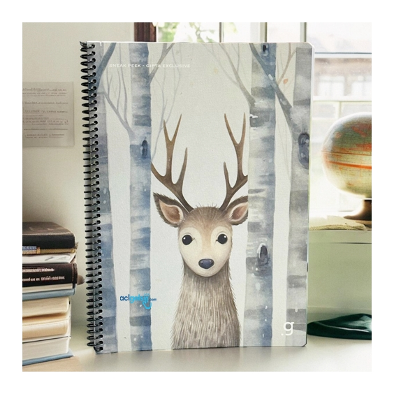 Gıpta Sneak Peek Spiralli Defter A4 80 Yaprak Çizgili