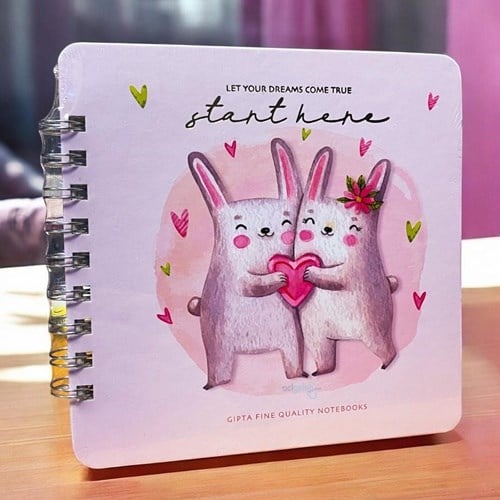 Gıpta Start Spiralli Sert Kapak Defter 16x16 100 Yaprak Noktalı