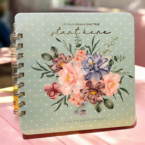 Gıpta Start Spiralli Sert Kapak Defter 16x16 100 Yaprak Noktalı
