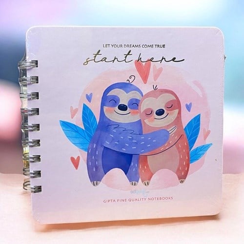Gıpta Start Spiralli Sert Kapak Defter 16x16 100 Yaprak Noktalı