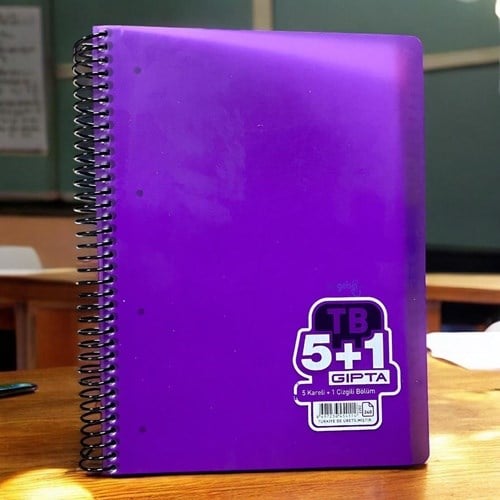 Gıpta Tb Spirali Ayraçlı Defter A4 240 Yaprak 5+1