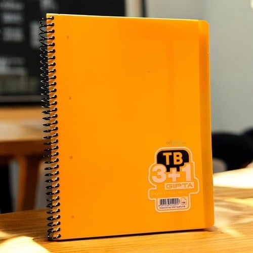 Gıpta Tb Spiralli Ayraçlı Defter A4 150 Yaprak 3+1
