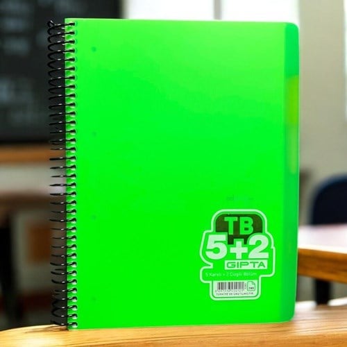 Gıpta Tb Spiralli Ayraçlı Defter A4 280 Yaprak 5+2