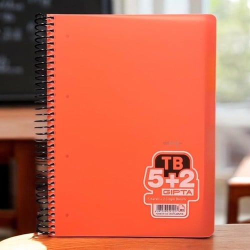 Gıpta Tb Spiralli Ayraçlı Defter A4 280 Yaprak 5+2