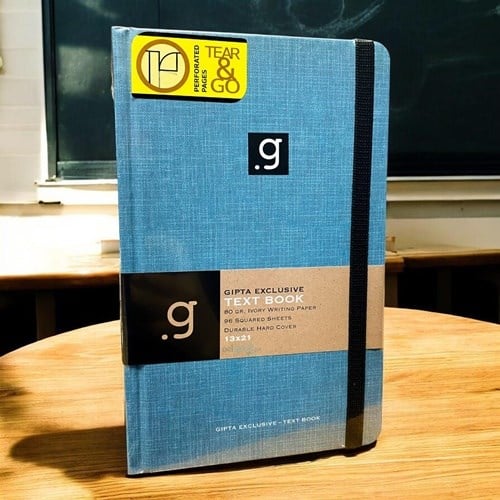 Gıpta Text Book Sert Kapak Defter 13x21 96 Yaprak Kareli